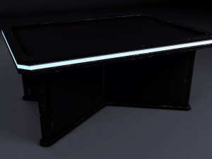 scifi table 3D 模型