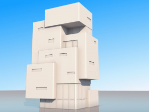 scifi city pack 3Dモデル