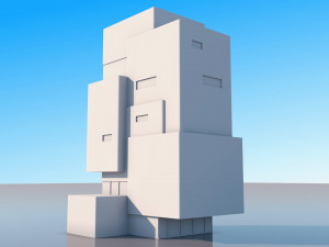scifi city pack 3Dモデル