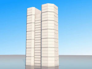 scifi city pack 3D Model
