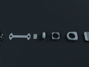 scifi engine pack 3D Модель