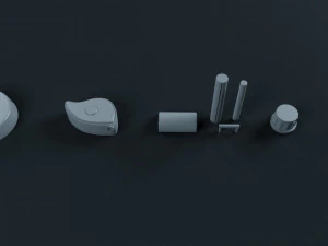 scifi engine pack 3D Model