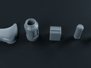 scifi engine pack 3D Модель