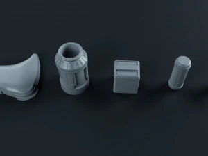 scifi engine pack 3D Model