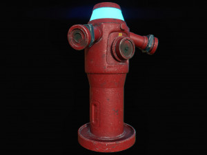 scifi water pump 3D Model