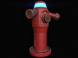 scifi water pump 3D Model