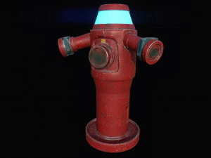 scifi water pump 3D Model