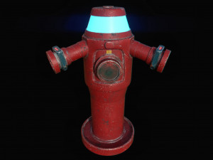 scifi water pump 3D Model