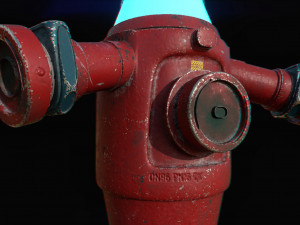 scifi water pump 3D Model