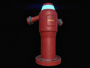 scifi water pump 3D Model