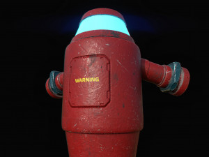 scifi water pump 3D Model