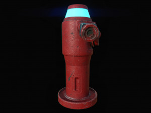 scifi water pump 3D Model