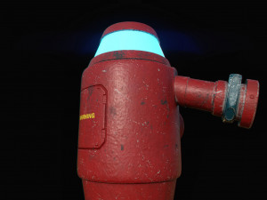 scifi water pump 3D Model