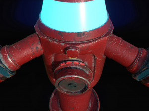 scifi water pump 3D Model