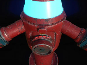 scifi water pump 3D Model