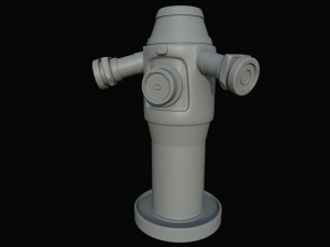 scifi water pump 3D Model