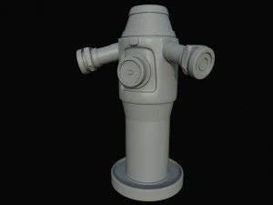 scifi water pump 3D Model