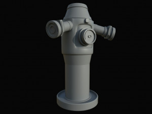 scifi water pump 3D Model