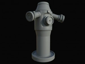 scifi water pump 3D Model