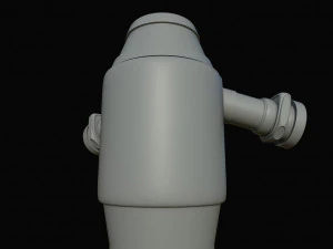 scifi water pump 3D Model