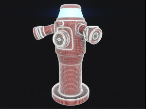 scifi water pump 3D Model