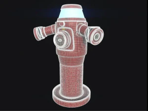 scifi water pump 3D Model