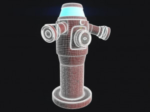 scifi water pump 3D Model