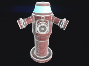 scifi water pump 3D Model