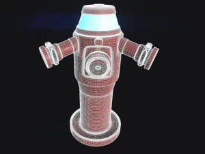scifi water pump 3D Model