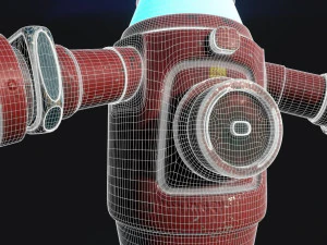 scifi water pump 3D Model