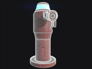 scifi water pump 3D Model