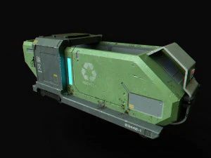 scifi container 3D Model