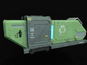 scifi container 3D 模型