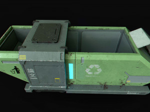 scifi container 3D 模型