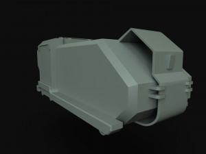 scifi container 3D 模型
