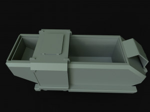 scifi container 3D 模型