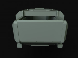 scifi container 3D 模型
