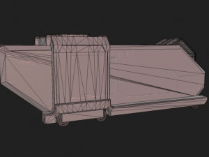 scifi container 3D 模型