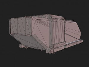 scifi container 3D 模型
