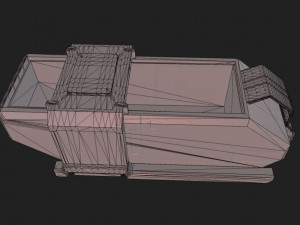 scifi container 3D 模型