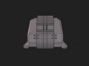 scifi container 3D 模型