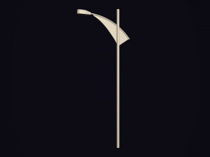 futuristic street light 3D-Modell