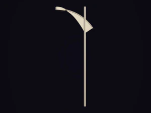 futuristic street light 3D Model