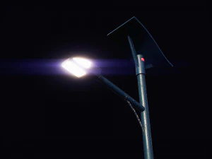 futuristic street light 3D Model