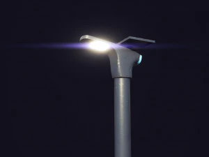 futuristic street light 3D Model
