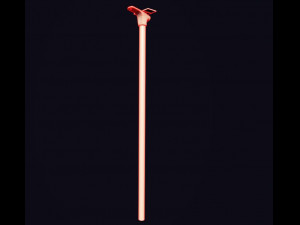 futuristic street light 3D-Modell