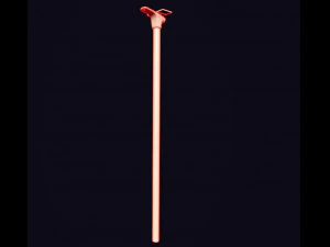 futuristic street light 3D Model