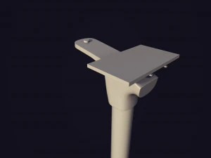 futuristic street light 3D Model