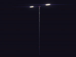 futuristic street light 3D Model
