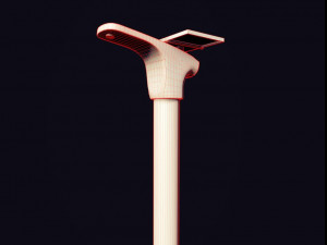 futuristic street light 3D-Modell
